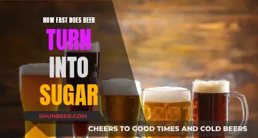 Beer-to-Sugar: How Fast Does the Conversion Happen?