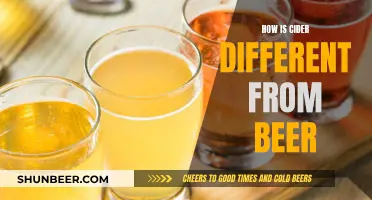 Cider vs Beer: What Sets Them Apart?