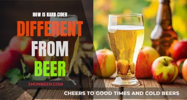 Hard Cider vs Beer: What's the Difference?