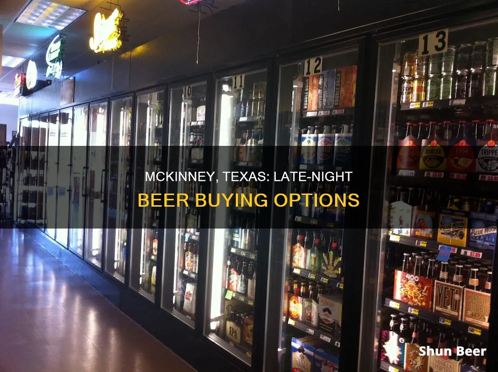 how late can i buy beer in mckinney tx