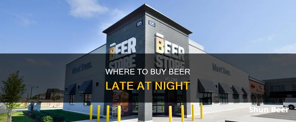 how late can i buy beer tonight