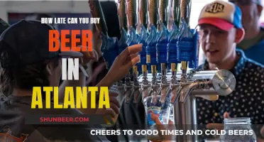 Atlanta's Nighttime Beer Buying Limit: Know the Rules