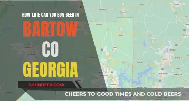 Where to Buy Beer Late in Bartow County, Georgia