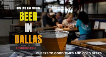 Dallas Nightlife: Beer Buying Hours