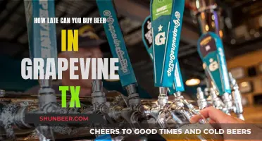 Where to Buy Beer Late Night in Grapevine, Texas