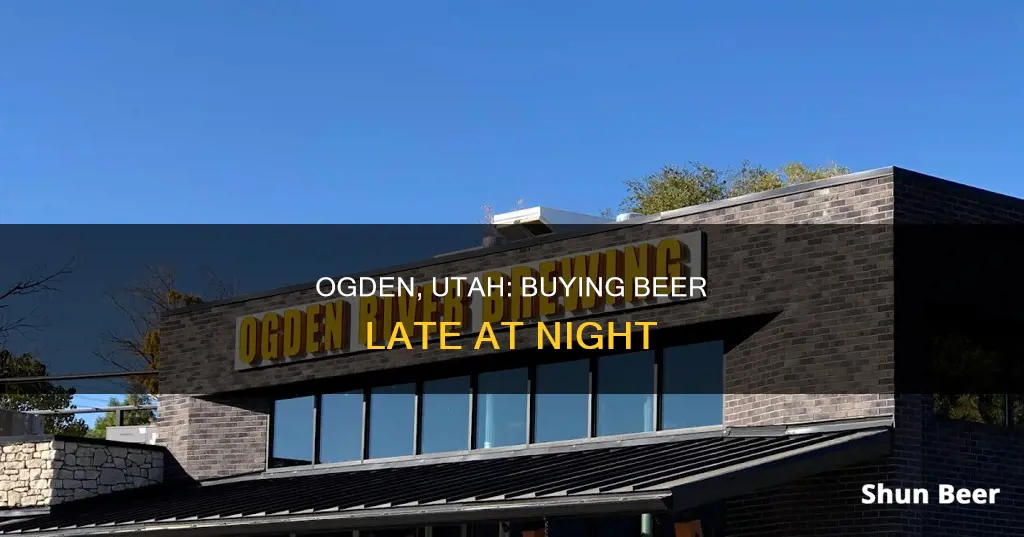 how late can you buy beer in ogden utah