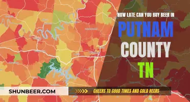 Putnam County, TN: Beer Buying Cut-Off Time