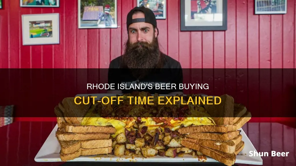 how late can you buy beer in rhode island