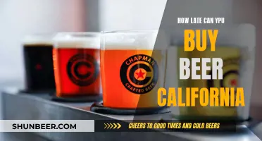 California's Nighttime Beer Buying: What's the Cut-off?