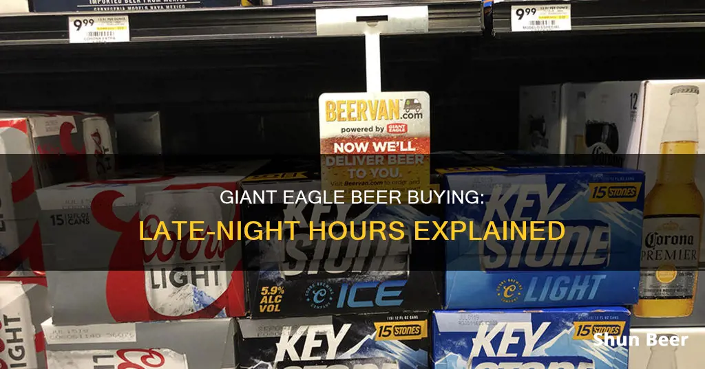 how late you can buy beer in giant eagle