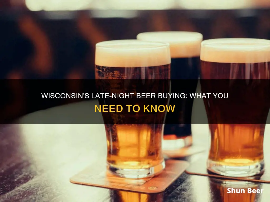 how late you you buy beer in wi