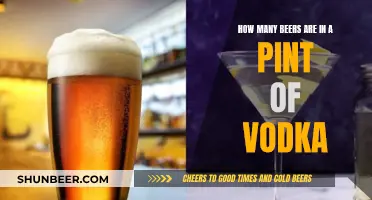 Understanding Beer-to-Vodka Conversions: Pint Perspectives