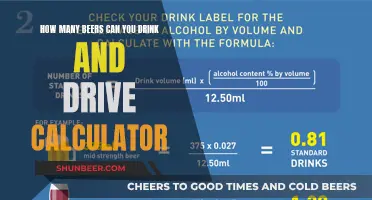 Calculating Safe Beer Limits: Driving and Drinking