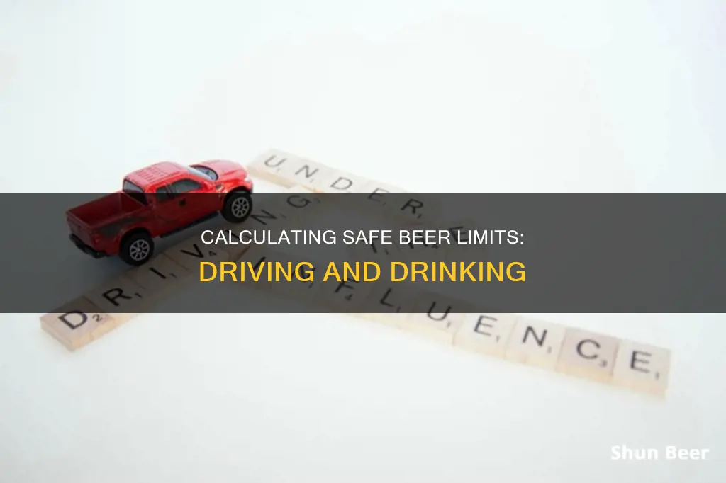 how many beers can you drink and drive calculator