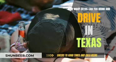 Texas Driving: Beers, How Many Before You're Over the Limit?