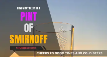 Understanding Beer and Liquor Equivalents: Smirnoff Pint to Beer