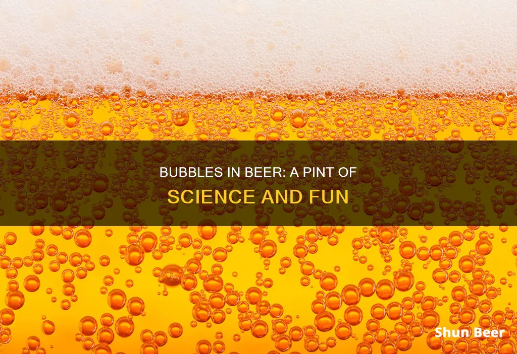 how many bubbles in a pint of beer