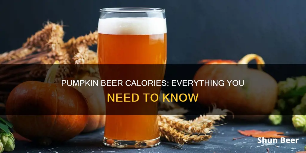 how many calories in a pumpkin beer