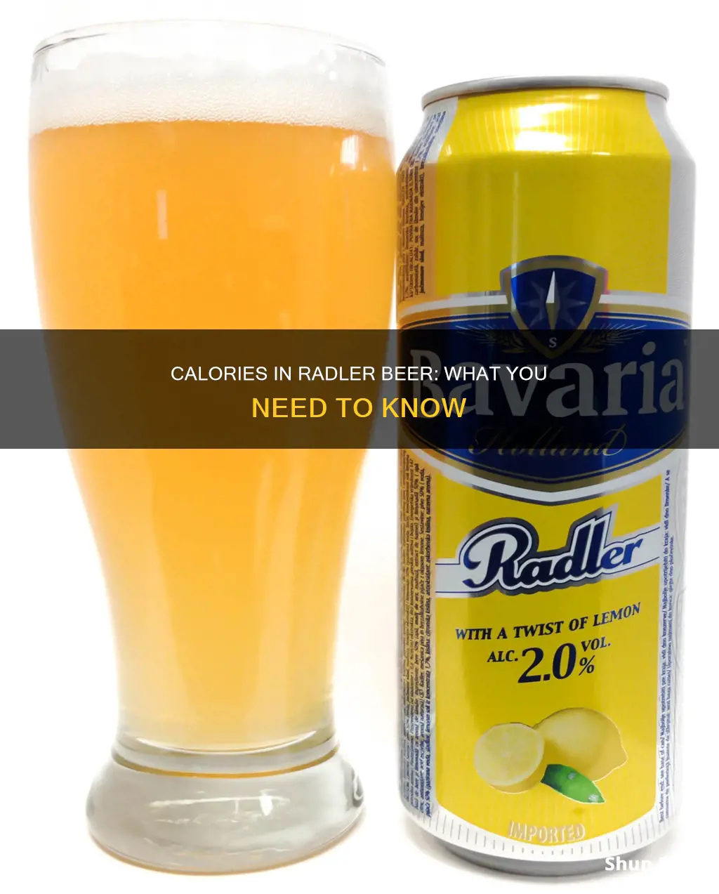 how many calories in a radler beer