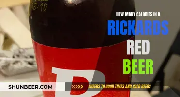 Rickards Red Beer: Calorie Count and Nutrition Facts