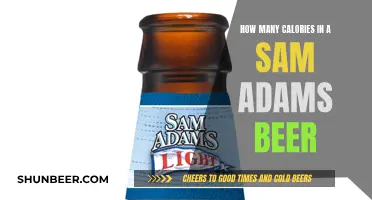 Sam Adams Beer: Calorie Count and Nutrition Facts