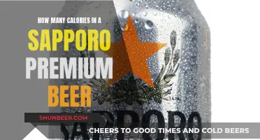 Calorie Count in Sapporo Premium Beer Revealed