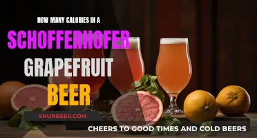 Calories in Schofferhofer: Grapefruit Beer Breakdown