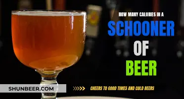 Beer Calories: Schooner Size and Your Diet