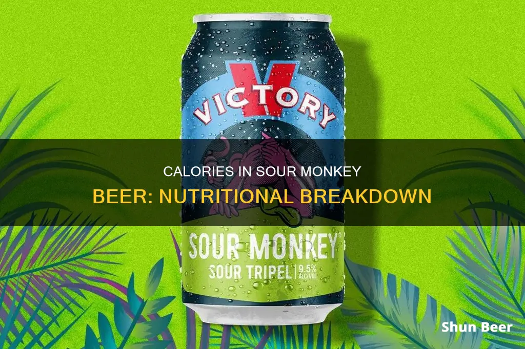 how many calories in a sour monkey beer