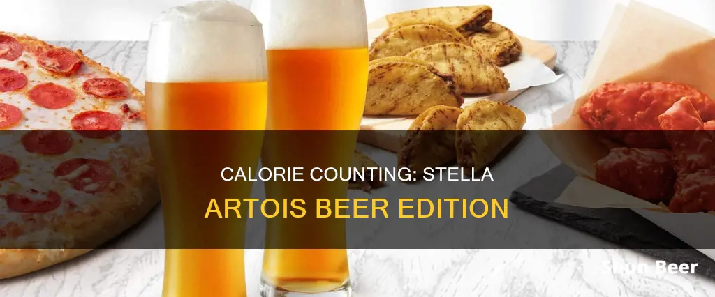 how many calories in a stella artois beer