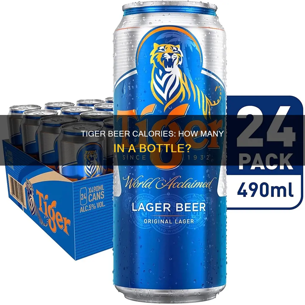 how many calories in a tiger beer