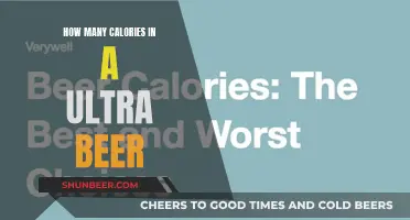 Calorie Counting: Ultra Beer's Surprising Number