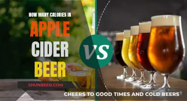 Calorie Count in Apple Cider Beer: What's the Damage?