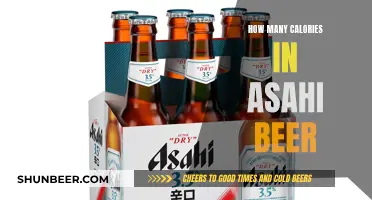 Calorie Counting: Asahi Beer's Nutritional Breakdown