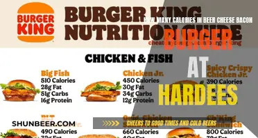 Beer Cheese Bacon Burger: Calorie Count at Hardee's