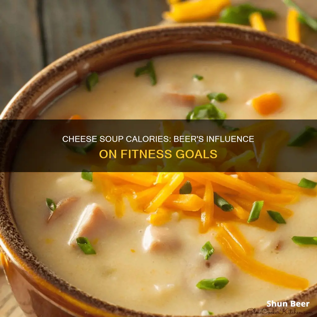 how many calories in beer cheese soup