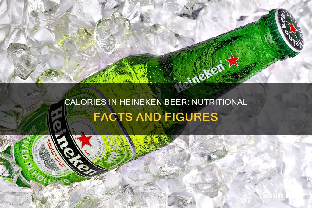 how many calories in beer heineken