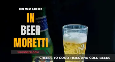 Calorie Count in Beer Moretti: Nutritional Facts