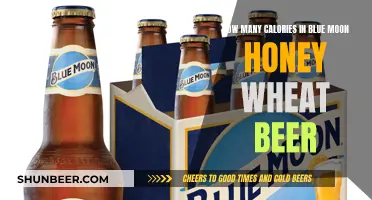 Calorie Count of Blue Moon Honey Wheat Beer