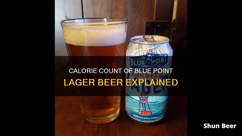 how many calories in blue point lager beer