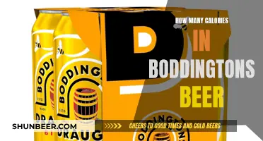 Boddingtons Beer: Calorie Count and Nutrition Facts