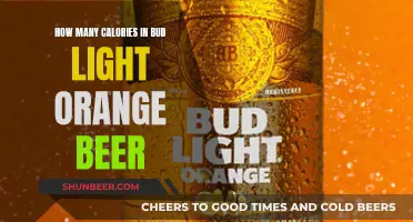 Calorie Count in Bud Light's Orange Beer