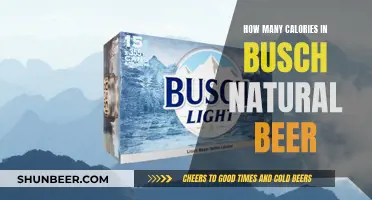 Natural Beer Calories: Busch's Nutritional Breakdown