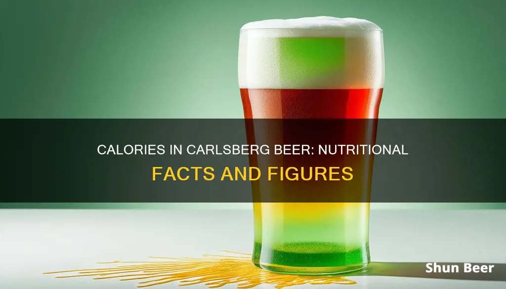 how many calories in carlsberg beer