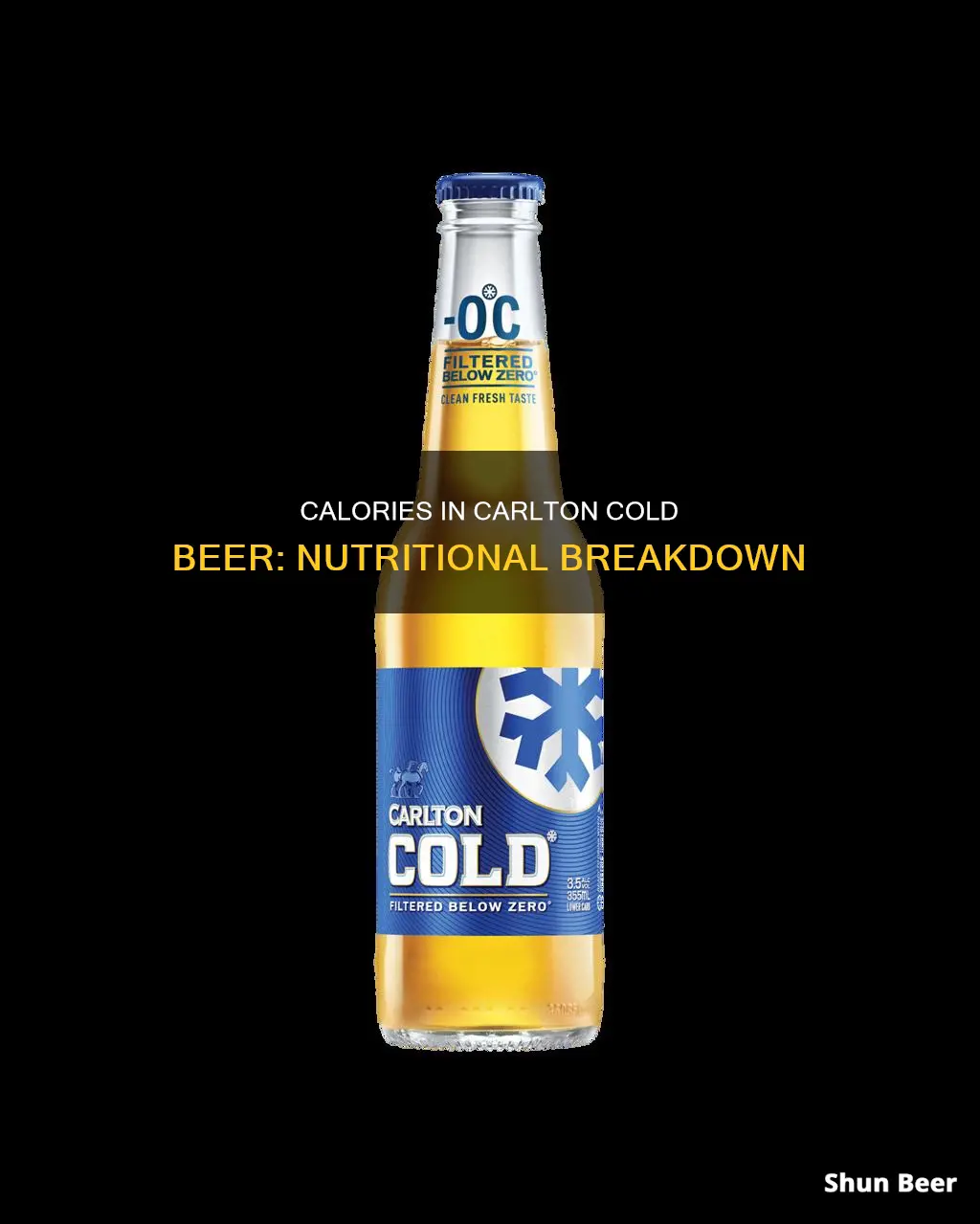 how many calories in carlton cold beer