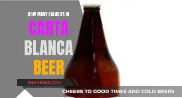 Calories in Carta Blanca Beer: Nutritional Breakdown