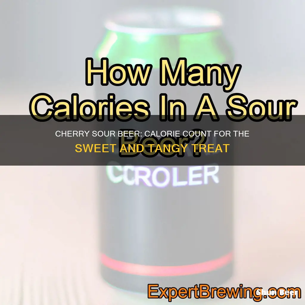 how many calories in cherry sour beer