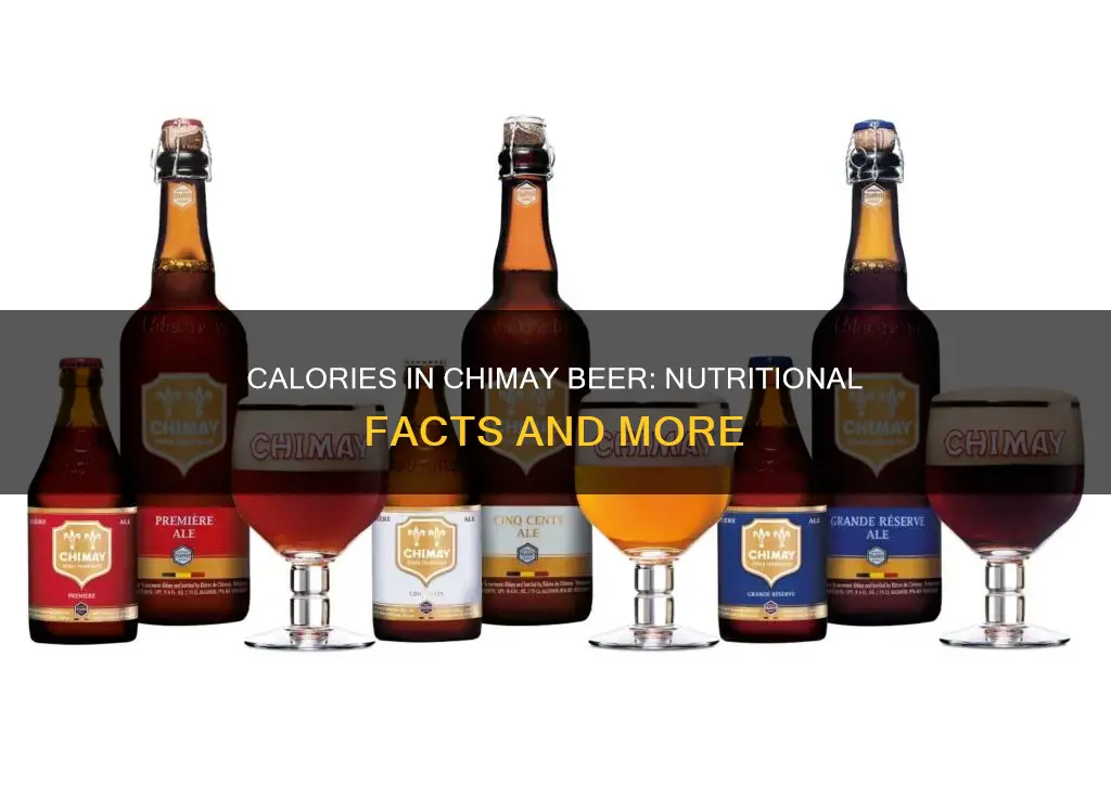 how many calories in chimay beer