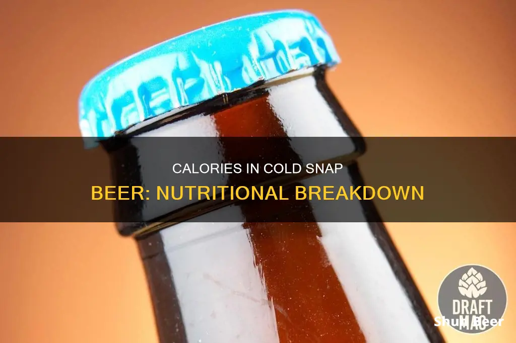 how many calories in cold snap beer