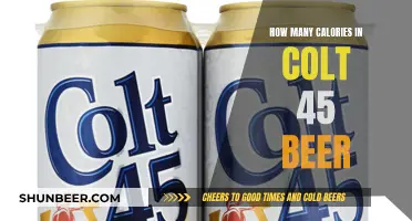 Calories in Colt 45 Beer: Nutritional Facts and More